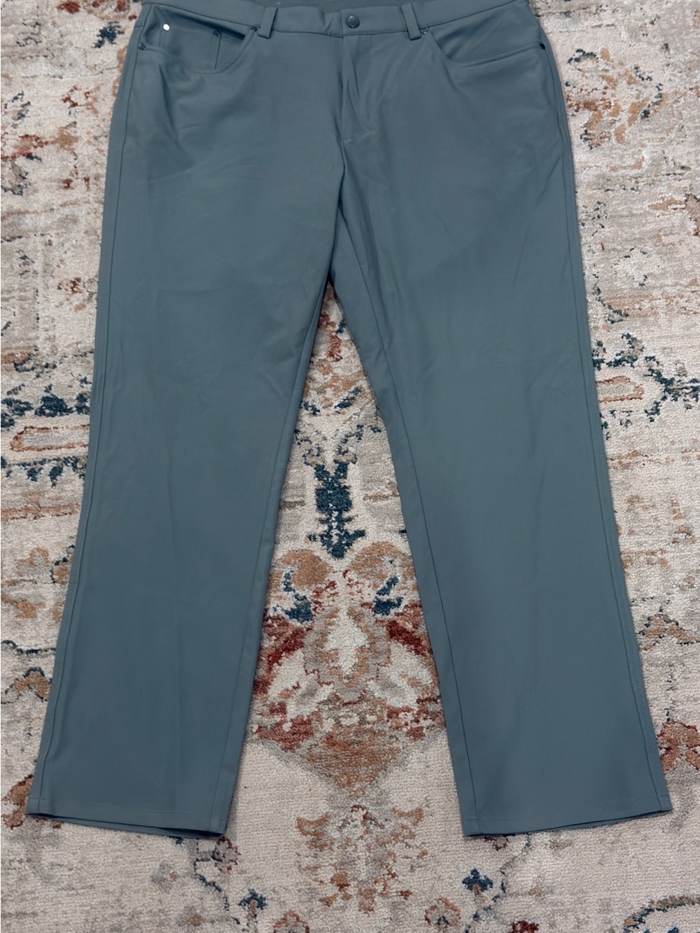 Greg Norman Collection Men's Straight-Leg Pants in Slate Blue